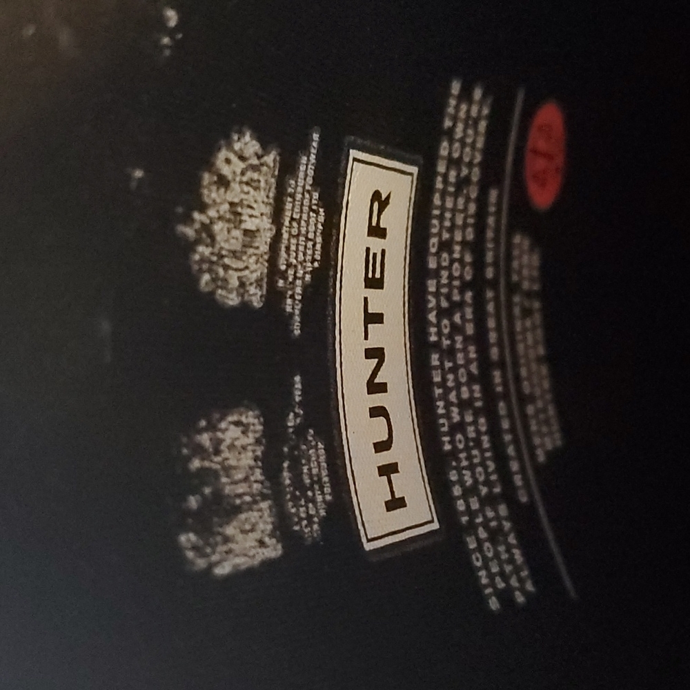 Hunter Men's original tall rain boots- size 12